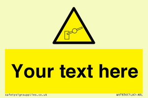 Custom warning barrier